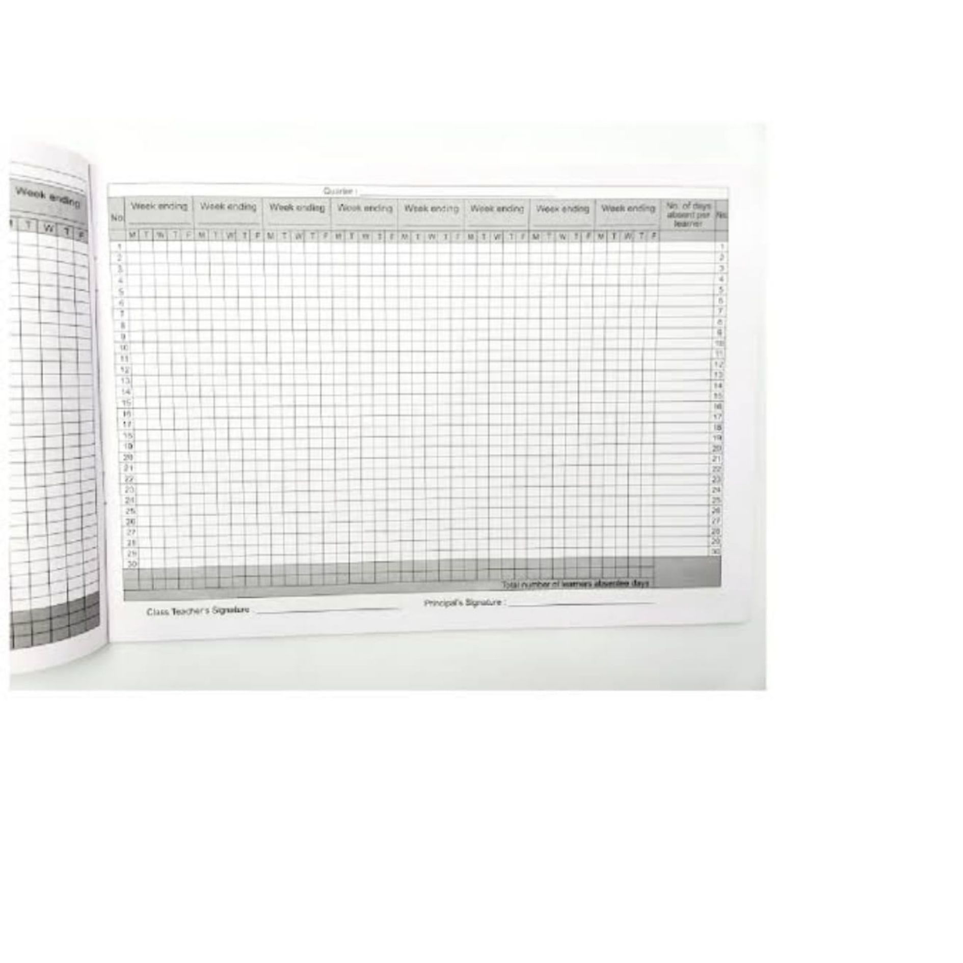 School Attendance Register - Image 4
