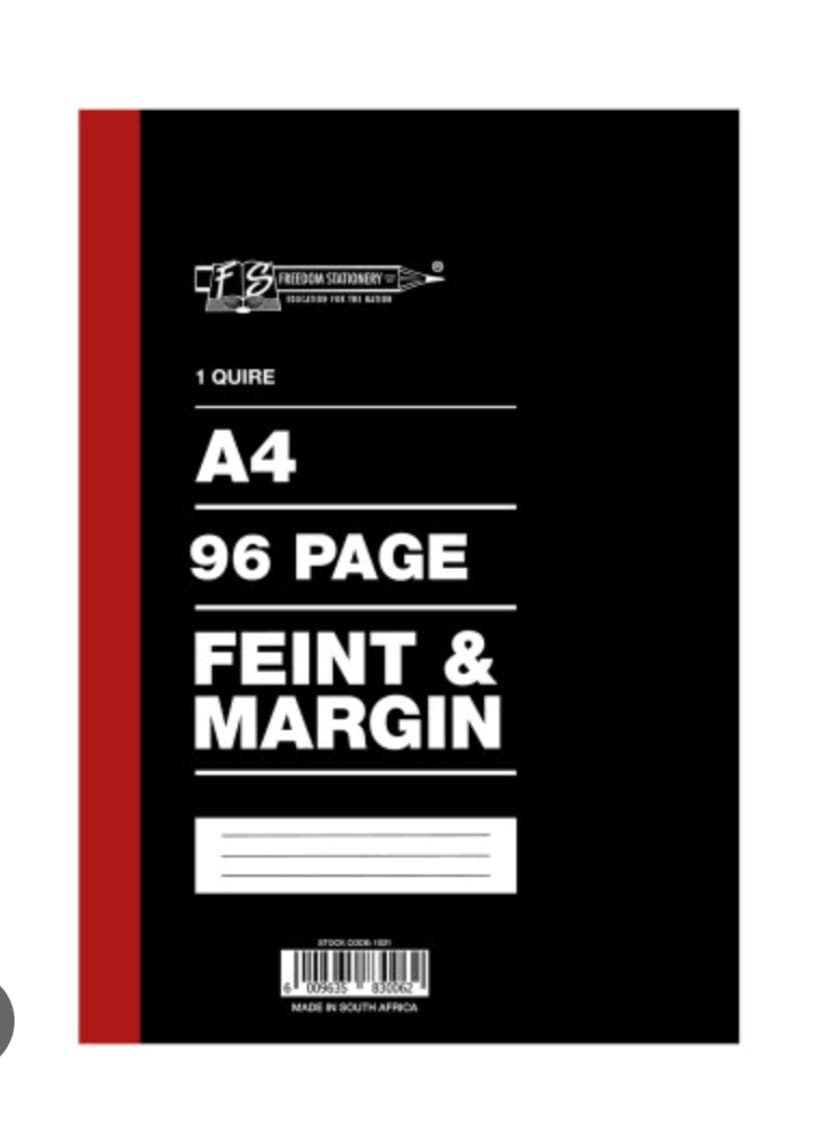 A4 Hardcover Book -1 Quire